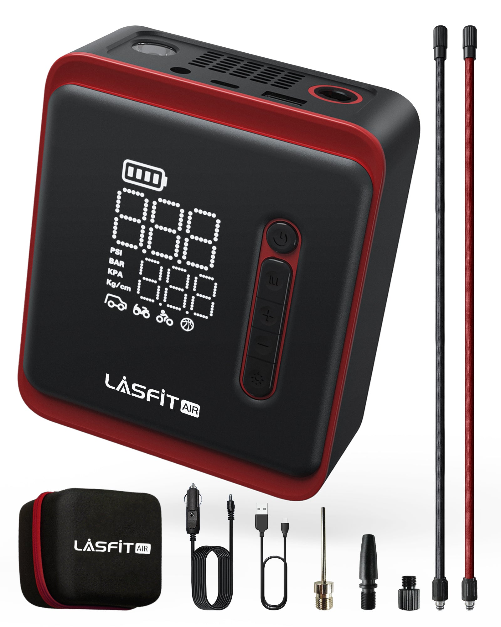 LASFIT AIR CR1 40s Fast Tire Inflator for Cars: Portable & Cordless, Inflate with Ease, Anywhere You Go!